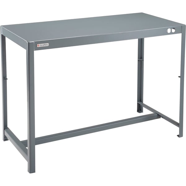 Deluxe Machine Table, 12 Gauge Welded Top, 48W x 24D x 36H